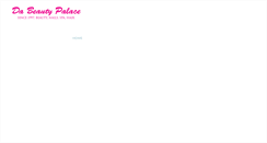 Desktop Screenshot of dabeautypalace.co.za